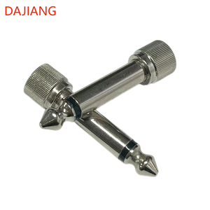 DAJIANG personalizado 6,35mm Mono enchufe micrófono <span class=keywords><strong>adaptador</strong></span> de Audio 3,5mm <span class=keywords><strong>Jack</strong></span> Splitter OEM Metal Audio Video conectores - Product Image 3