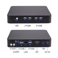 Ordinateur de bureau 4K Openciaw Ai PC Core I3 12e génération I5 12400 I3 12100 8*USB 3.60 GHz HD DP double écran Win10/11 DDR4 NVME