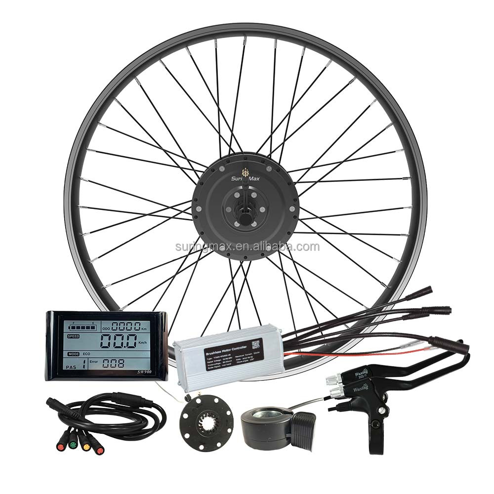 イーバイク　バブモーター500w 9ピン 500W Brushless Hub Motor Kit for Electric Bikes - Waterproof 9 Pin