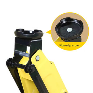 Двухтонный низкопрофильный Напольный домкрат для тележки, сверхмощный стальной гидравлический автомобильный домкрат с поршнями, быстрый подъемный насос - Product Image 4