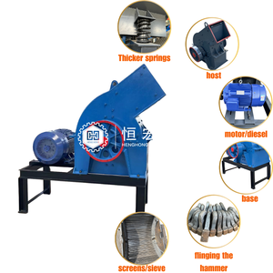 Frantoio a Martelli per Impieghi Gravosi |   Macchina per la Frantumazione di Minerali, Efficiente per Linee di Lavorazione di Oro, Argento, Rame e Rocce - Product Image 3