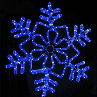 Lumières décoratives de flocon de neige de noël à LED d'extérieur pour la décoration de parc ou de fête