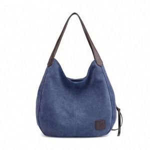 Bolsa de Lona de Lujo al por Mayor, Bolsos Casuales Simples con Logotipo Personalizado - Product Image 1