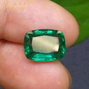 SGARIT-joyería de piedras preciosas grandes y preciosas de lujo, con precio al por mayor, Esmeralda natural verde vivo de 5.23ct - Product Image 1