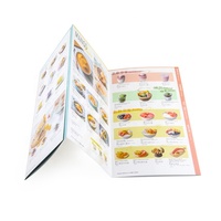 Impression de brochures et catalogues personnalisés, pliés et perforés, avec conception couleur en gros
