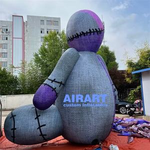 Boneka <span class=keywords><strong>voodoo</strong></span> ungu tiup ukuran besar, ornamen balon model <span class=keywords><strong>voodoo</strong></span> tiup ukuran besar - Product Image 2