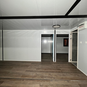 Rumah Kontainer Baja Ekspansiabel 40 Kaki Custom dengan 2, 3, atau 4 Kamar Tidur, Konstruksi Panel Sandwich Flat Pack, Desain Kontemporer - Product Image 4