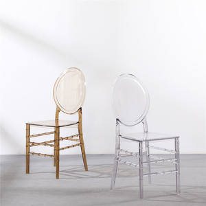 Toptan Hebei fabrika fiyat toplu akrilik kiralama duman renk plastik Fiber şeffaf düğün sandalyesi olaylar için - Product Image 1