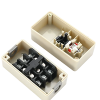 Interrupteur à bouton-poussoir mécanique ABS 3P 3,7KW 15A 250V avec panneau sans LED IP40, borne à vis pour appareils électroménagers TBSP-315