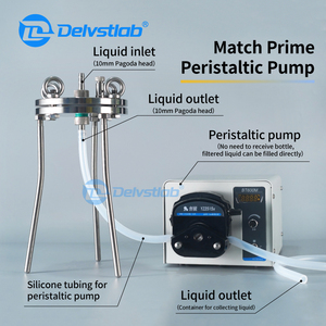 Lab Membrane Diameter 100mm-300mm Stainless Steel <strong>Filter</strong> Holder <strong>Biological</strong> Preparations Single Layer <strong>Filter</strong> Holder - Product Image 3