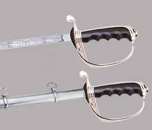 Épée de cérémonie faite à la main non tranchante en gros en laiton ou en acier poignée OEM Souvenir épées de commande d'honneur - Product Image 2