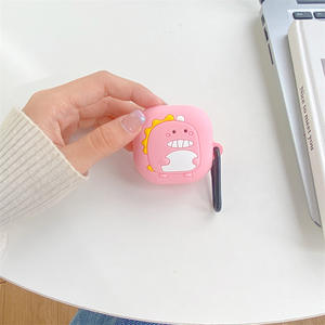Étui de protection en silicone pour écouteurs en caoutchouc <span class=keywords><strong>dinosaure</strong></span> 3D pour Samsung Galaxy Buds 2 pro/Buds 2/Buds Pro/buds Live Cover Hook - Product Image 6