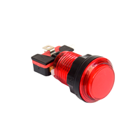 33mm Pai Pai Le Dou Dou Machine à Boule Petit Bouton Rond Interrupteur Petite Machine à Poisson Jeu Griffe Machine Bouton Accessoires
