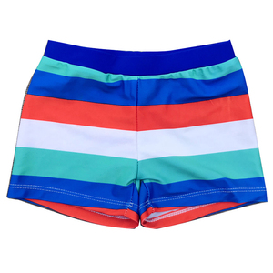 <span class=keywords><strong>Bañador</strong></span> a rayas de colores para niños de 2 a 8 años, Bóxer corto para niños pequeños, venta al por mayor - Product Image 1