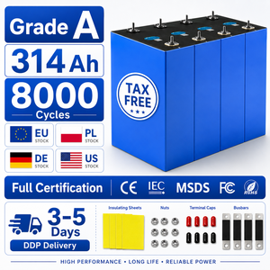 Batterie LiFePO4 Marko Testée, Stock UE, EVE3.2v 314ah MB31, avec Barres de Liaison et Écrous Gratuits, Durée de Vie 8000 Cycles, Capacité Pleine, Livraison DDP à Domicile - Product Image 1