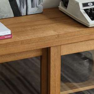 Moderno y Minimalista Soporte de TV de Madera de Teca Africana para Ahorrar Espacio en la Sala de Estar, Consola Multimedia para Uso en el Hogar y Hoteles - Product Image 5