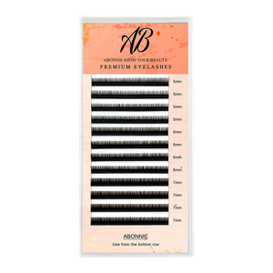 Extensiones de Pestañas Inferiores de 5-7mm, Marrón y Negro Mixto, Semimanuales, Naturales, Suaves, Fibras Importadas de Qingdao Pingdu - Product Image 2