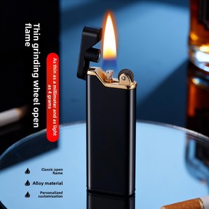 Accendino in Metallo con Ruota a Scatto, Accensione Rapida, per Mercato Notturno, Vendita all'Ingrosso, Stile Personalizzato, Bestseller Transfrontaliero - Product Image 2