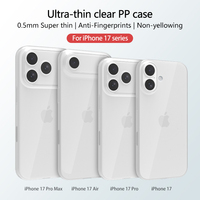 Accessoire de téléphone portable Twinscase pour iPhone étui clair Transparent PP étui de téléphone personnalisé luxe pour iPhone 17 15 16 couverture de téléphone