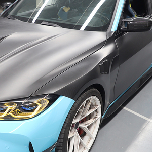 Kit carrosserie pour BMW M4 G82, modification et amélioration OEM 2014-2024 : pare-chocs avant en fibre de carbone, garde-boue, kit carrosserie. - Product Image 4