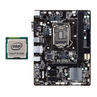 Carte mère GIGABYTE H81M-DS2/S1 avec kit CPU prenant en charge les processeurs LGA1150 4e génération I3-4130 I5-4590 I7-4790 E3-1230V3 pour ordinateur de bureau