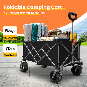 Chariot de pique-nique pliable 2026 avec batterie au lithium, chariot utilitaire de plage pliable, chariot de camping électrique - Product Image 5