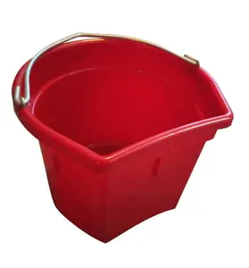 Stable Equestrian Product 39x31.5x25cm Plastic/PP Portable Horse Feed Bucket For Horse