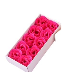 Oferta: 10 Piezas de Jabones en Forma de Rosa con Doble Corazón, Flores Decorativas Artificiales Eternas, Caja de Regalo para Navidad, Día de la Madre, Día de San Valentín - Product Image 5