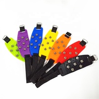 Ensemble de chaussettes en caoutchouc antidérapantes, pour bottes, chaussures extensibles, antidérapantes