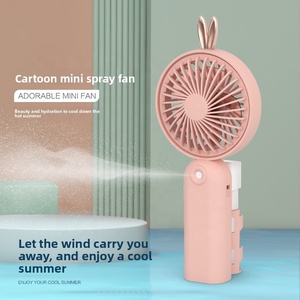 พัดลมไอน้ำพกพา USB แบบชาร์จไฟได้พัดลมสร้างความชื้นในอากาศสำหรับเดินทางปิกนิก - Product Image 3