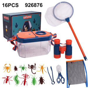 <span class=keywords><strong>Set</strong></span> di Utensili da Campeggio per Bambini, Facile da Trasportare, Stoviglie per Avventure Selvagge, Borsa a Rete, Gioco di Ruolo, Attrezzatura da Campeggio, Giocattolo per Esterni - Product Image 3