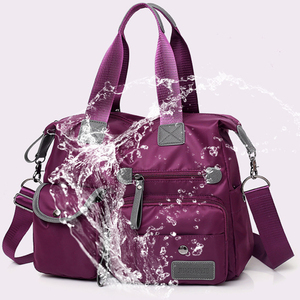 Sac à main personnalisé à bandoulière unique, style rétro sportif, fermeture éclair, grande capacité, sac fourre-tout pour femme, sac bandoulière pour les courts séjours - Product Image 6