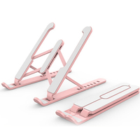 Coolcold-support de bureau ergonomique pour tablette et ordinateur Portable, réglable, pliable, Compatible avec McBook Air Pro/Dell XP