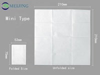 Mouchoir de type standard faisant la machine 500-600 feuilles/min prix de pliage de tissu de poche pour l'utilisation de restaurant d'usine de fabrication
