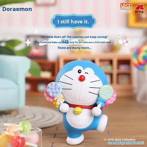 Lingdong Chuangxiang <span class=keywords><strong>Doraemon</strong></span> Caja Sorpresa con Muñeco de ABS, Decoración Deliciosa, Serie de Periféricos, Regalo de Cumpleaños para Niños - Product Image 3