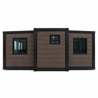 Maison conteneur préfabriquée avec un grand espace de vie, maison modulaire portable pour la résidence familiale et les projets de location