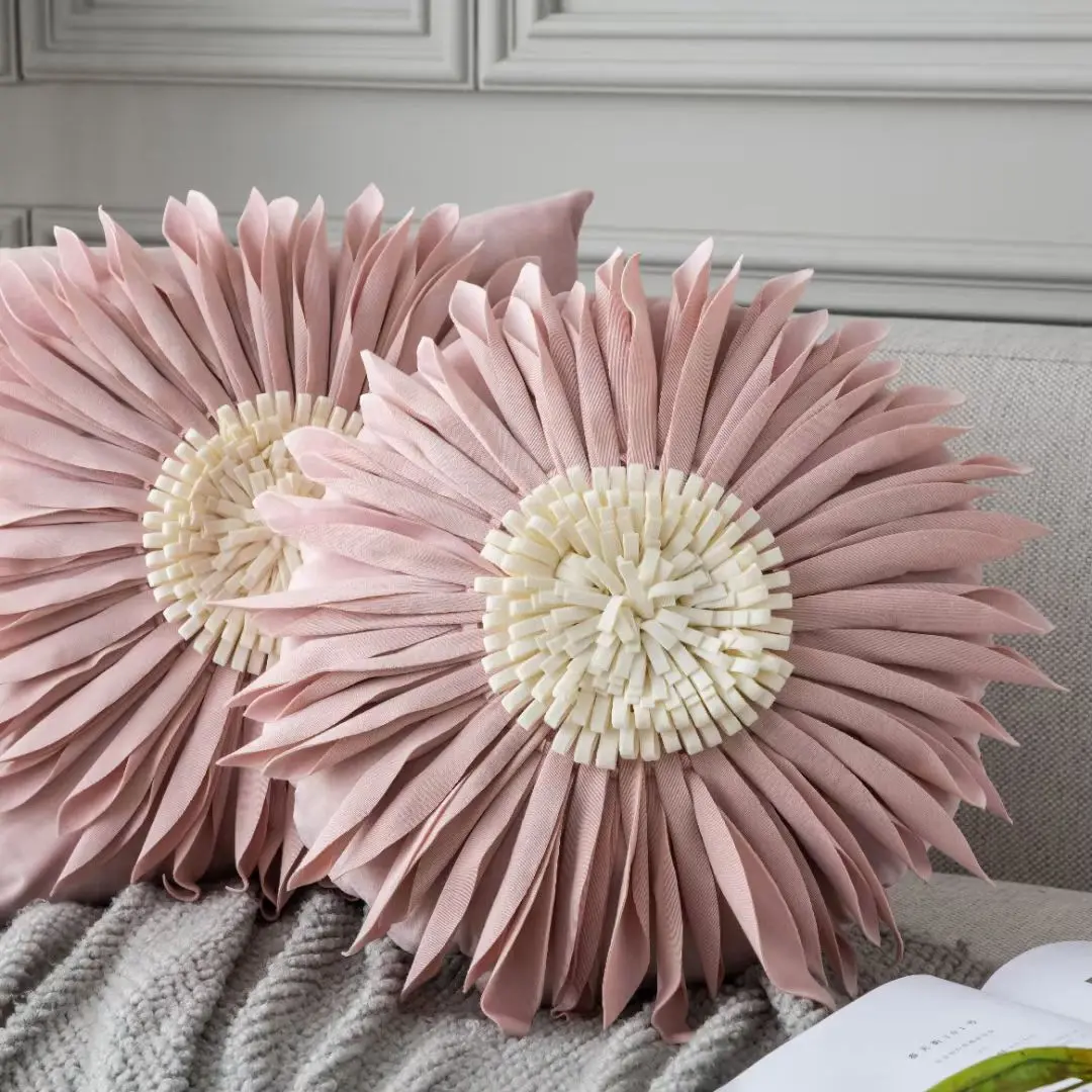 Rundes Blumen-Wirf-Kissen Sonnenblumen-Sofa-Kissen-Kissen