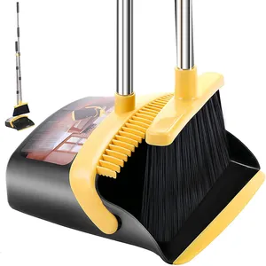 escoba y recogedor cleaning product multifunctional magic wedding broom mop and besom broom and dust pan with scraper and handle