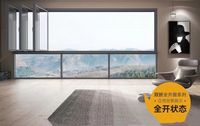 Portes pliantes et fenêtres de patio en alliage d'aluminium OEM&ODM avec isolation thermique insonorisée pour balcon de villa