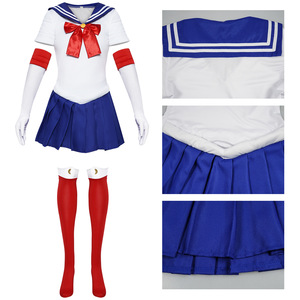 Costume de combattante magique Sailor Moon pour filles avec short, en polyester, pour Halloween et jeux de rôle pour enfants - Product Image 3