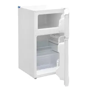 ตู้เย็นขนาดเล็ก R600a ห้องนอนตู้เย็นสองประตูสำหรับ TDT-91H ในบ้าน