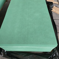 Meuble de cuisine et de salle de bain en MDF HMR, moderne, résistant à l'humidité, qualité E1, 12/15/18 mm, vert, prix bas, fabriqué en Chine