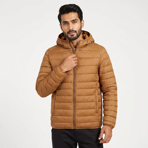 New Arrival Winter Men's Puffer <b>Jackets</b> <b>Plus</b> <b>Size</b> High Quality Canvas Fabric Customized Logo Front Stand <b>Waterproof</b> Breathable - Product Image 1