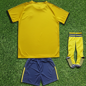 Conjunto de Uniforme de Fútbol al por Mayor, Transpirable, de Secado Rápido, Camiseta de Fútbol Corta, Ropa Deportiva Unisex, 100% Poliéster, Nombres de Equipo Personalizados, OEM - Product Image 3