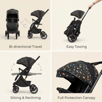 Coches Para Bebes. Poussette légère personnalisée, poussette, poussette, landau pliable de luxe pour bébé, poussettes pour avion