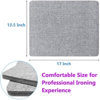 17x13.5 Pouces 100% Nouvelle-Zélande Laine Pressage Tapis pour la Courtepointe Laine Repassage Pad Facile Presse Laine Feutrée Fer conseil pour Les Quilteuses