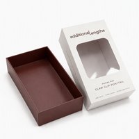 Boîte de rangement coulissante en carton personnalisée de luxe avec logo du fabricant