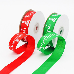 <b>Ribbon</b> Spool Satin <b>Red</b> Double Happiness Printed Wedding Gift Decor 38mm Width - Product Image 4