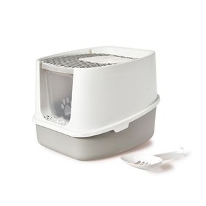 Caja de arena <span class=keywords><strong>para</strong></span> gatos completamente cerrada, bandeja sanitaria antisalpicaduras, suministros de limpieza <span class=keywords><strong>para</strong></span> gatos, <span class=keywords><strong>arenero</strong></span> <span class=keywords><strong>para</strong></span> gatos - Product Image 1