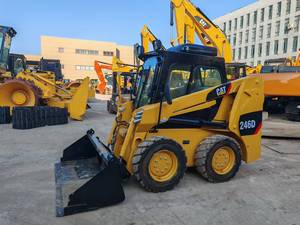 รถตักล้อยาง Caterpillar 246D มือสองจากอเมริกา สภาพดี รถตักขนาดเล็ก CAT พร้อมบุ้งกี๋มาตรฐาน - Product Image 2
